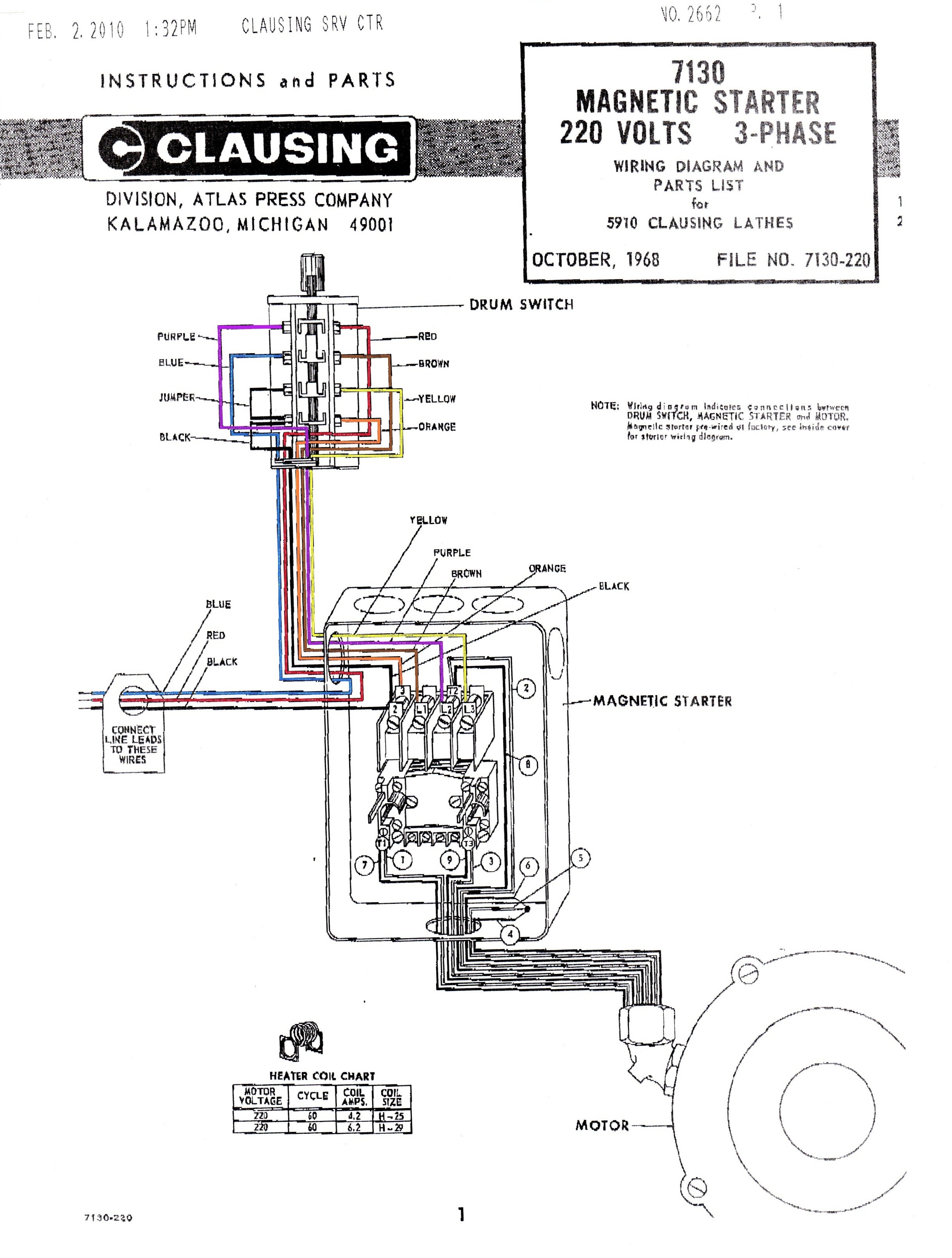 Diesel Starter Motor Wiring Diagram Valid Starter Motor Diagram Wiring with 7130 Magnetic Color Jpg New