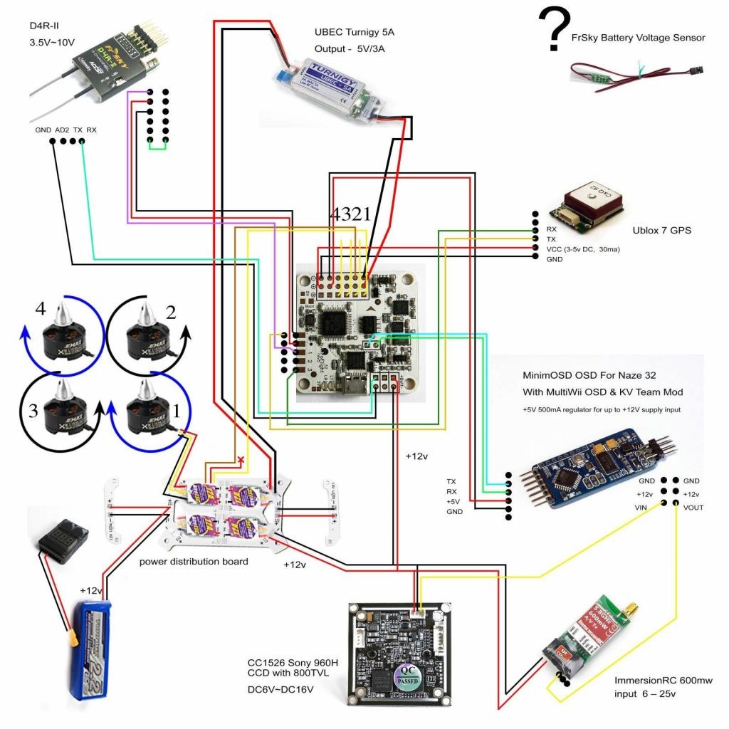 Arduino Quadcopter Wiring Diagram New Wiring Diagrams For Quadcopters Valid Naze 32 Revision 6 Flight Rccarsusa Save Arduino Quadcopter Wiring Diagram