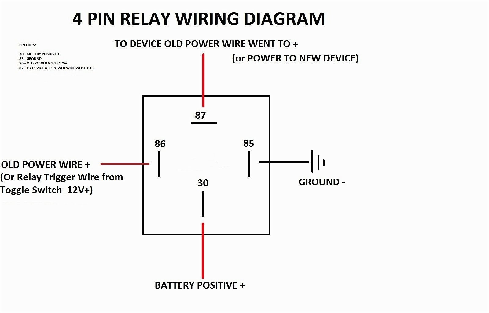 Relay 4 Pin Wiring Diagram hd dump