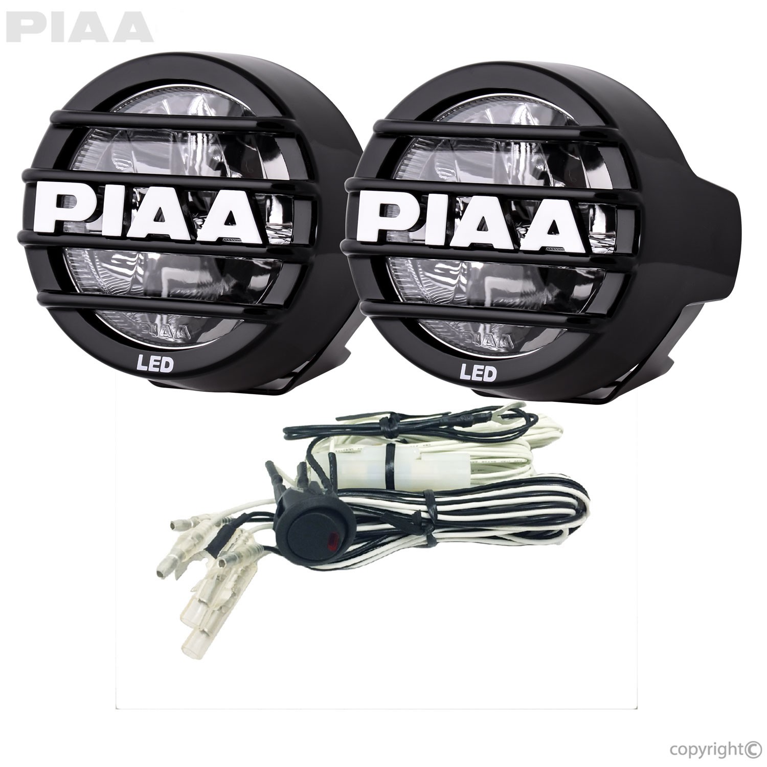 PIAA LP530 LED White Wide Spread Fog Beam Kit 5370