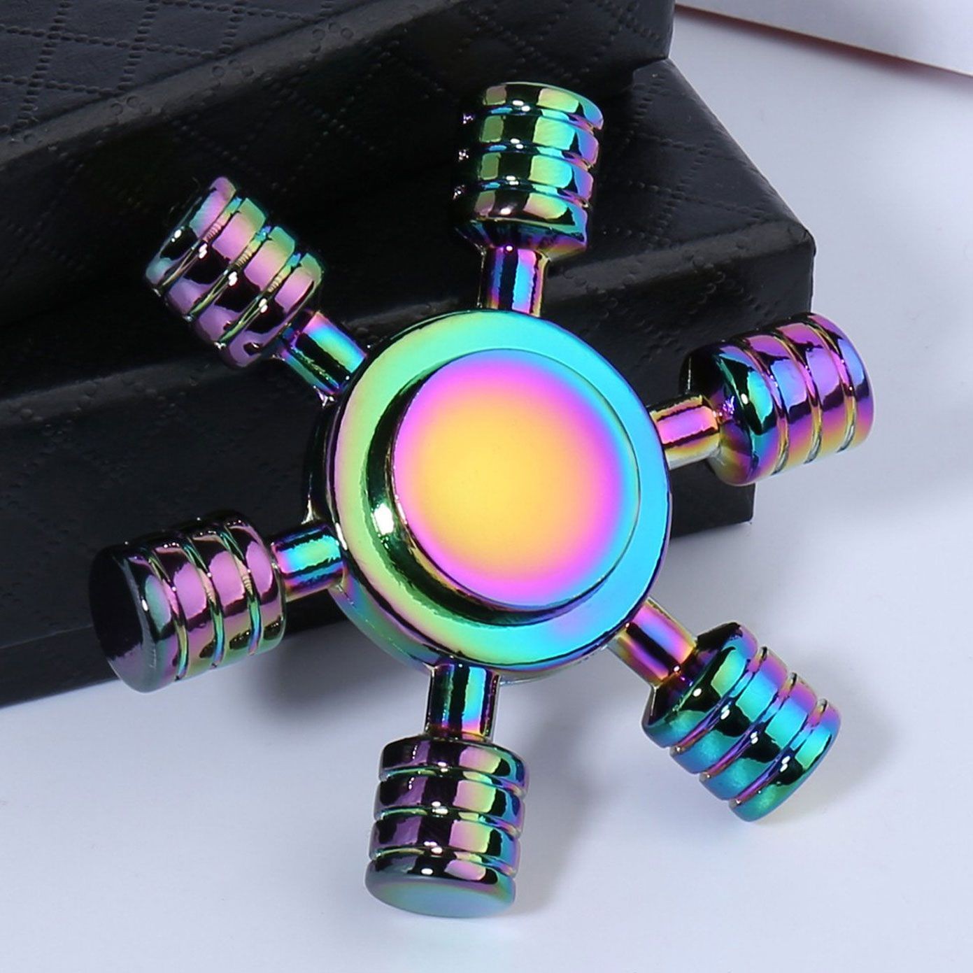 Rainbow Six Arms Hexa Multicolor Metal Fid Spinner