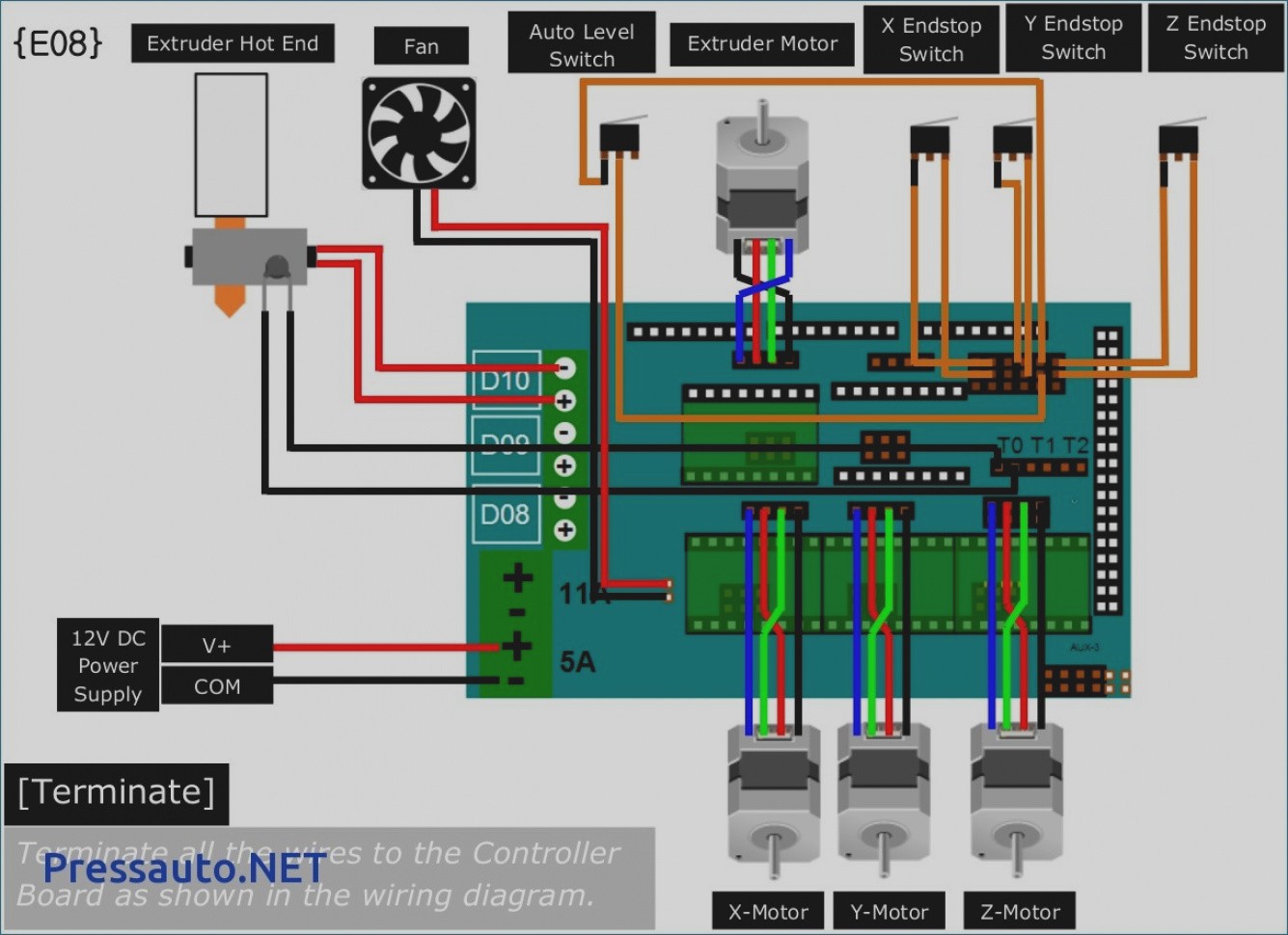3d printer wiring diagram wire center u2022 rh moveleiros co