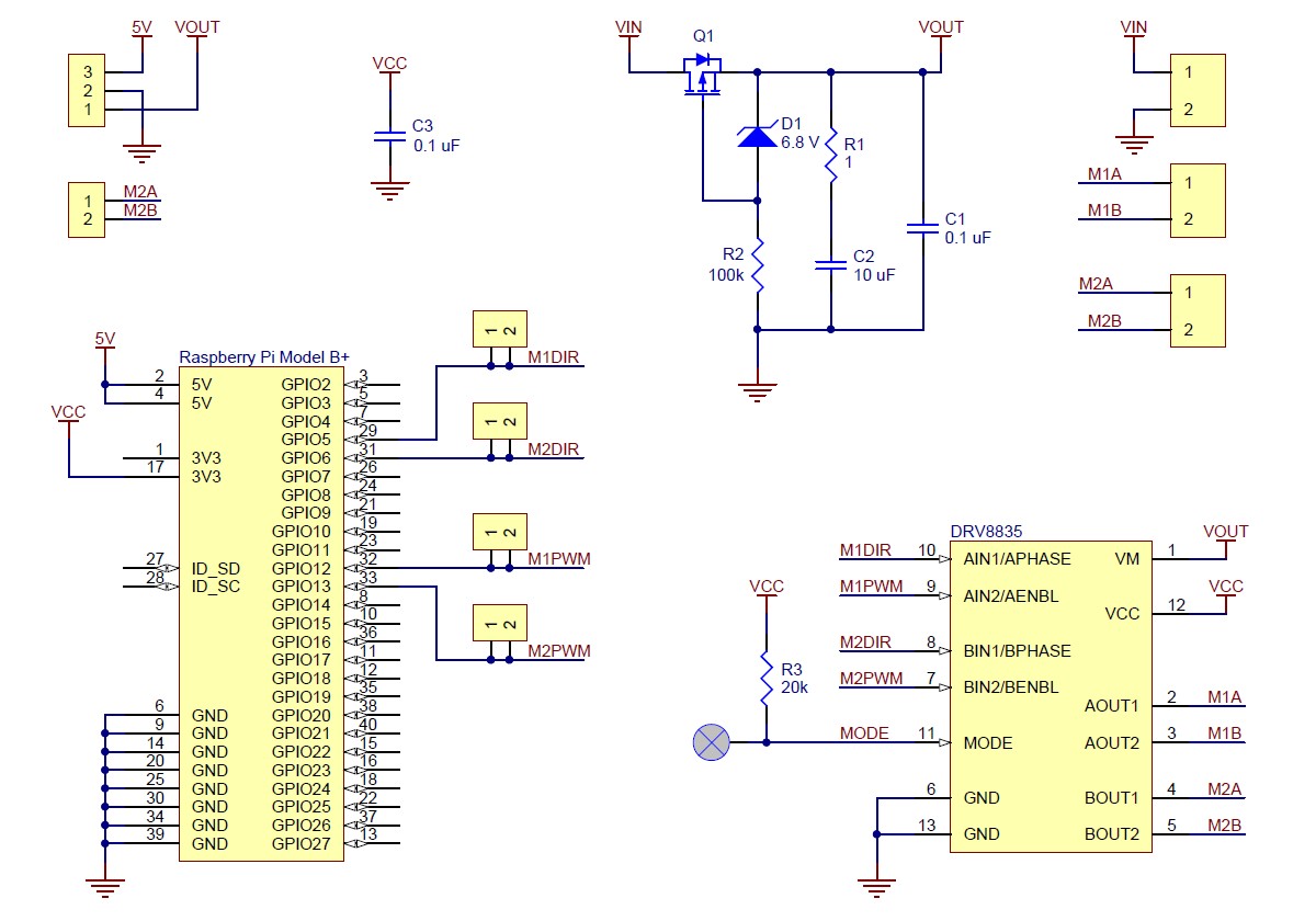 po u drv8835 dual motor driver kit for raspberry pi schematic diagram rh po u diagram of