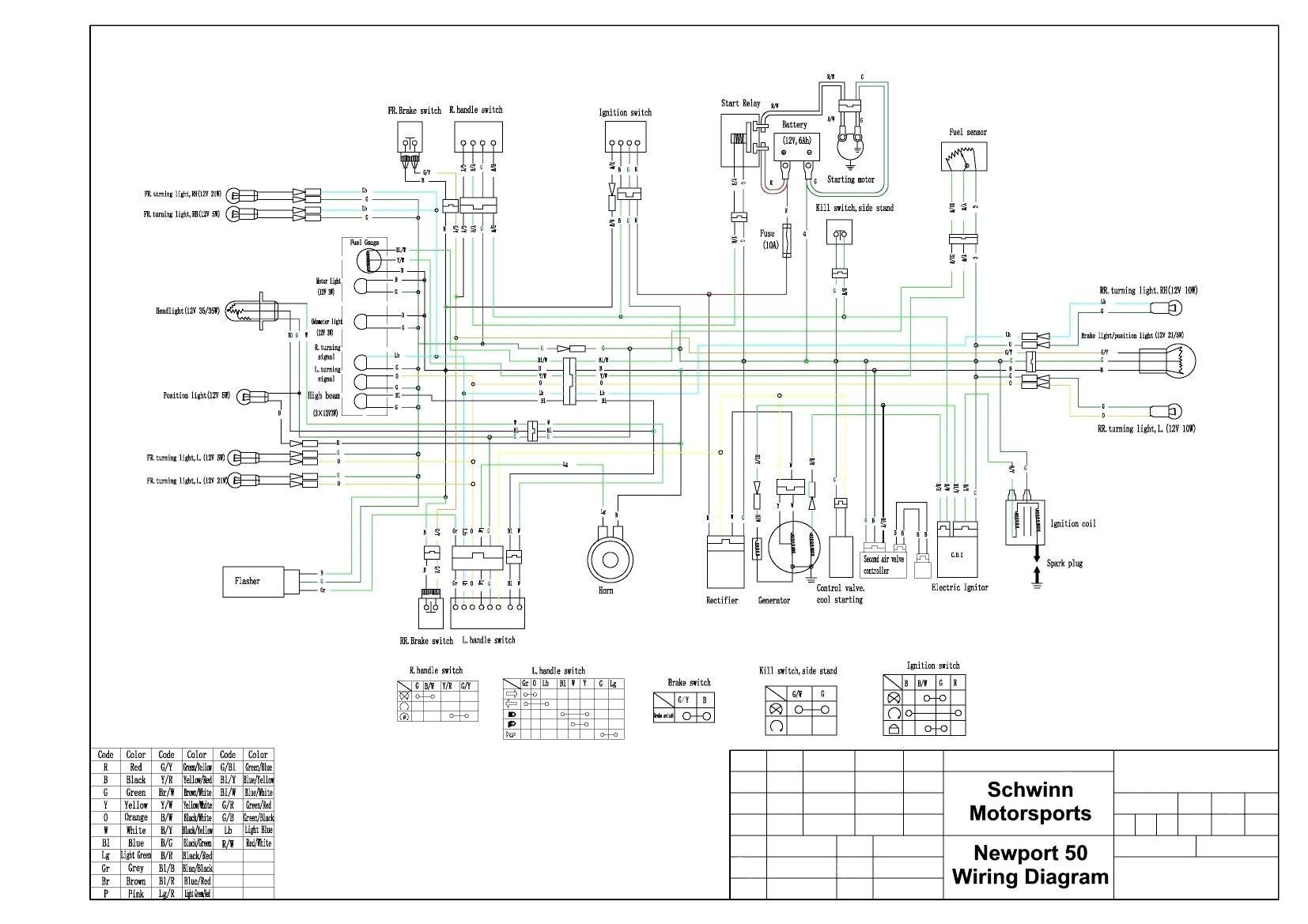Wiring Diagram for Electric Razor Scooter Fresh Wiring Diagram for Electric Razor Scooter Copy Moped Wiring