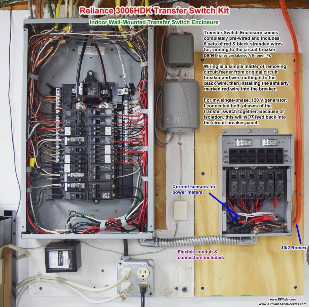 Transfer Switch Wiring Diagram Simple Reliance Generator