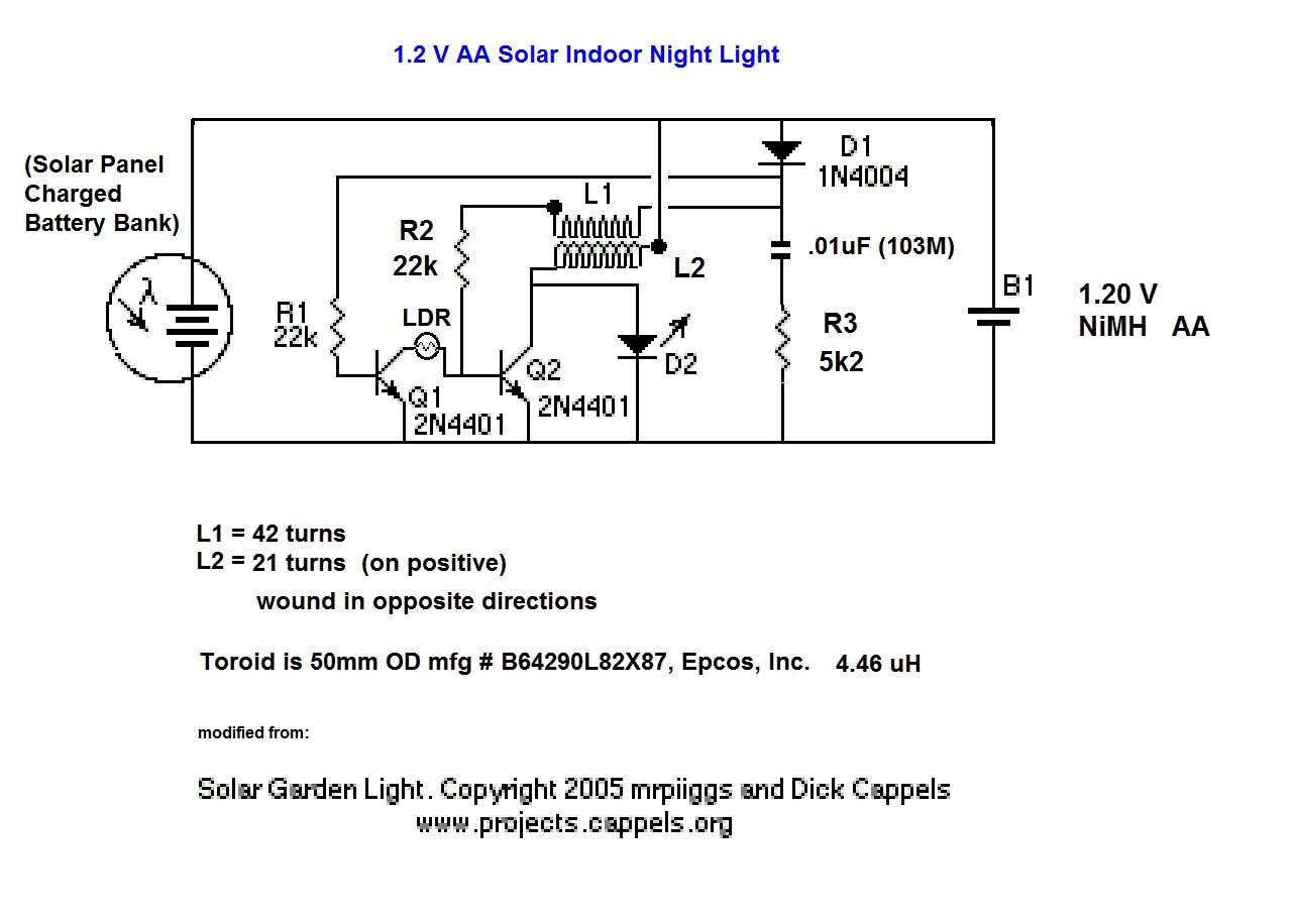 Solar Light Circuit Diagram the Krell Lab Aa Nimh Ambient solar Indoor Charger and Night