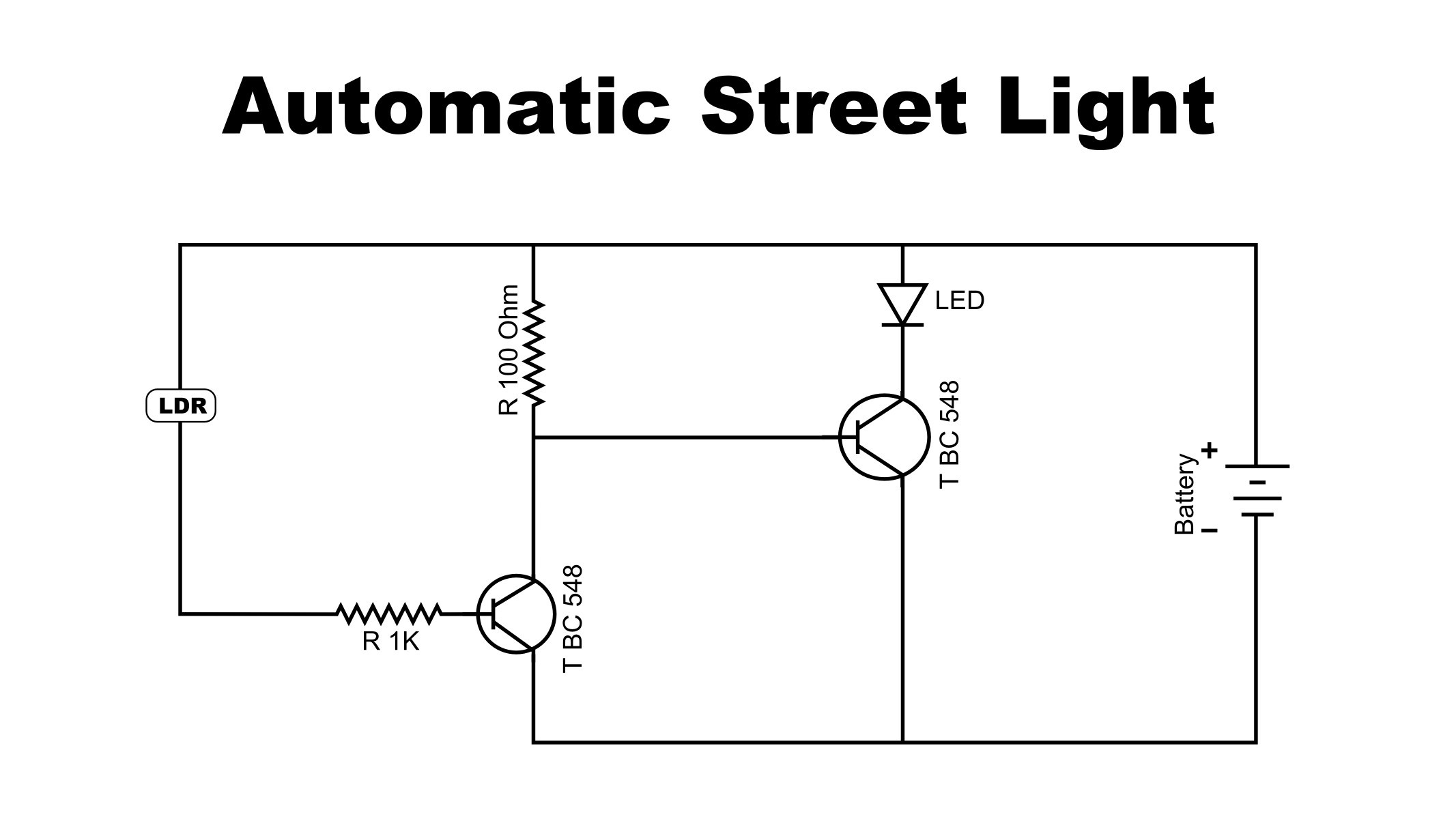 Solar Street Light Circuit Diagram diy Automatic Street Light with soldering Learn by Watch Circuit