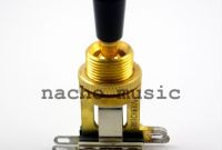 Switchcraft 3 Way Switch Elegant Switchcraft 3 Way Gold tone Short toggle Switch W Black Switchcraft
