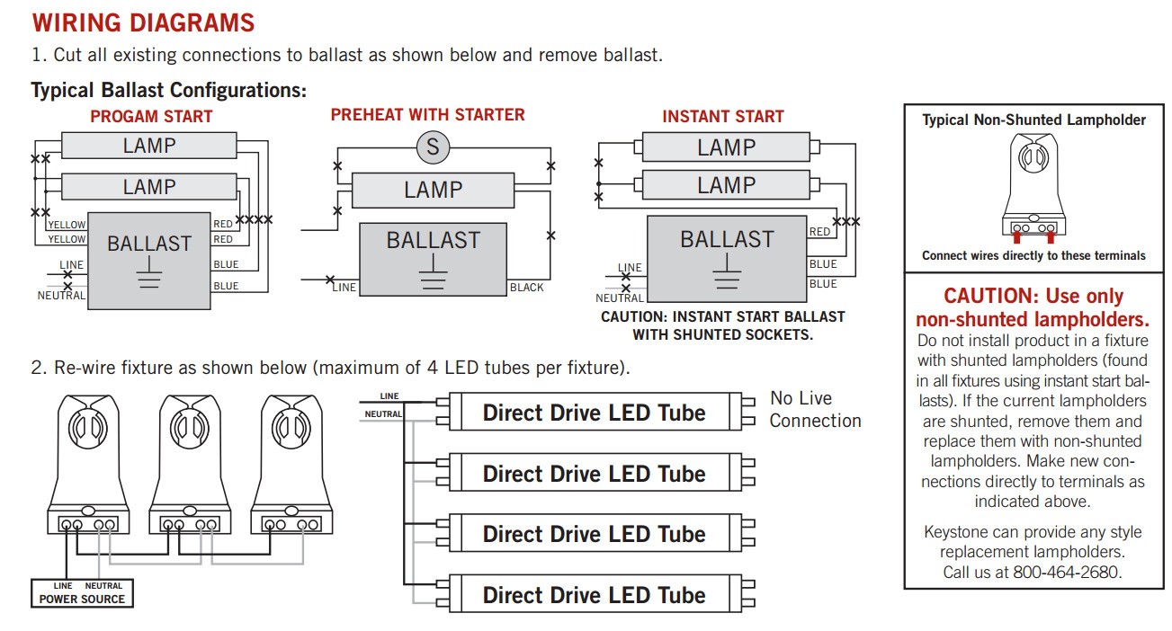2 Lamp T8 Ballast Wiring Diagram