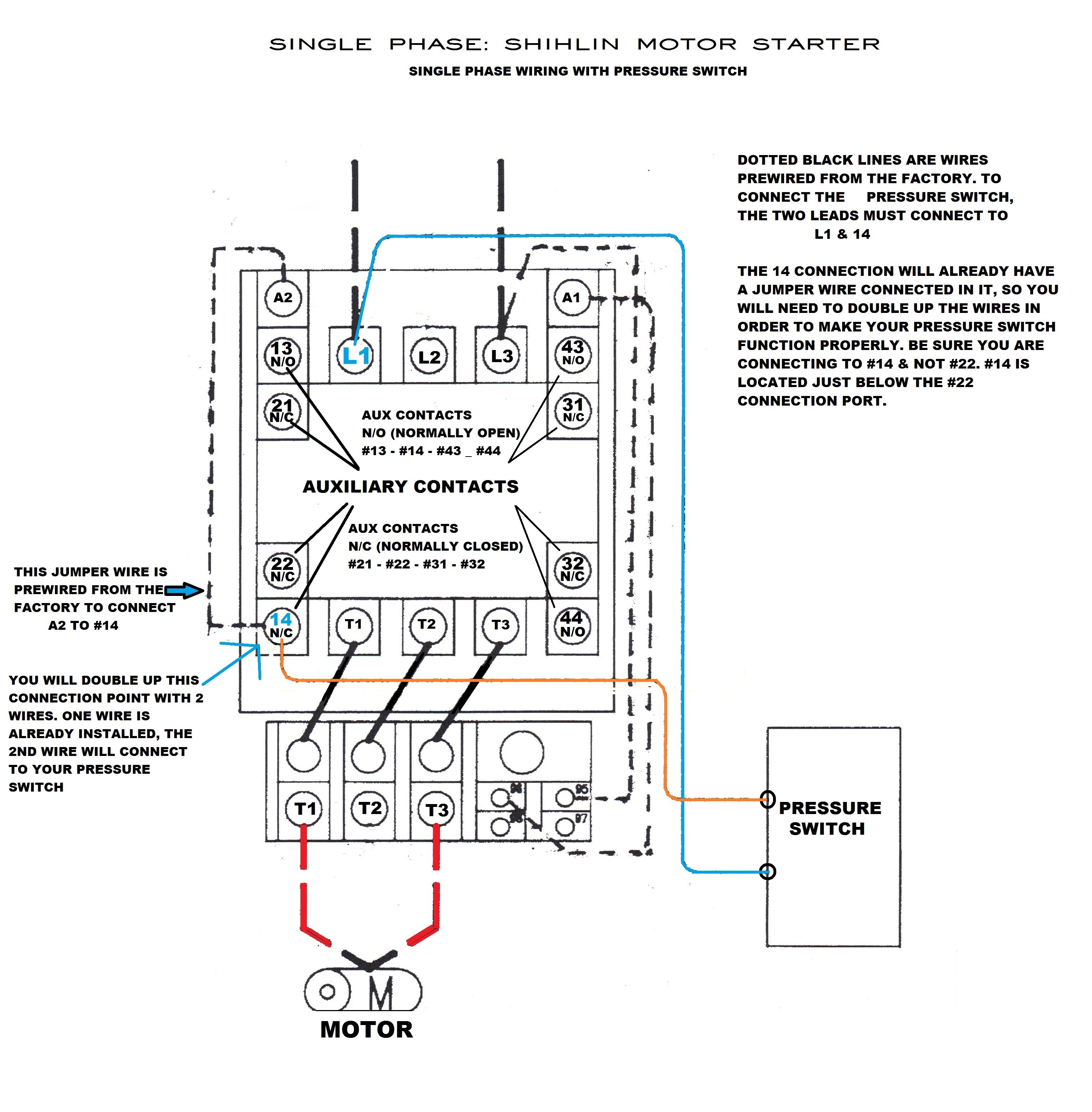 Air pressor Wiring Diagram