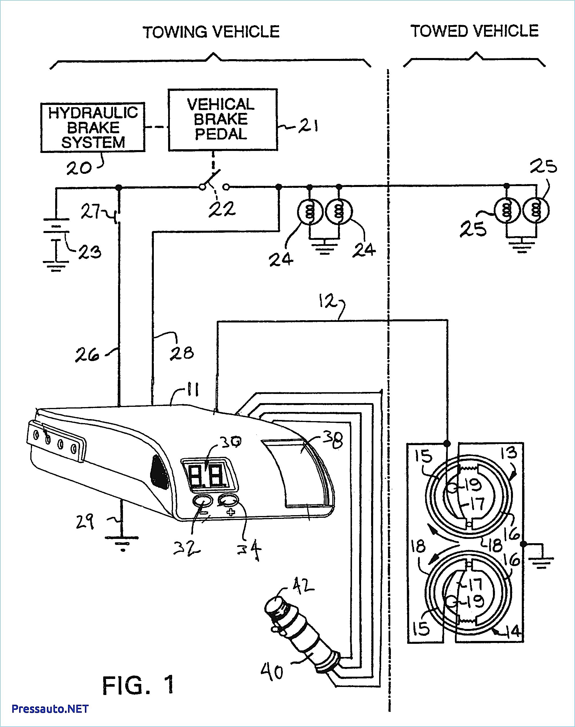 Auto Brake System Diagram Tekonsha Voyager Wiring Diagram Brake Controller Best Admirable at