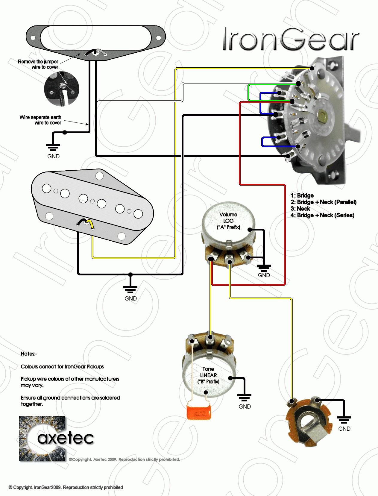 wiring diagram guitar 3 way switch refrence guitar parts from axetec rh kobecityinfo Electric Guitar Wiring Diagram 3 Way Switch Wiring Diagram