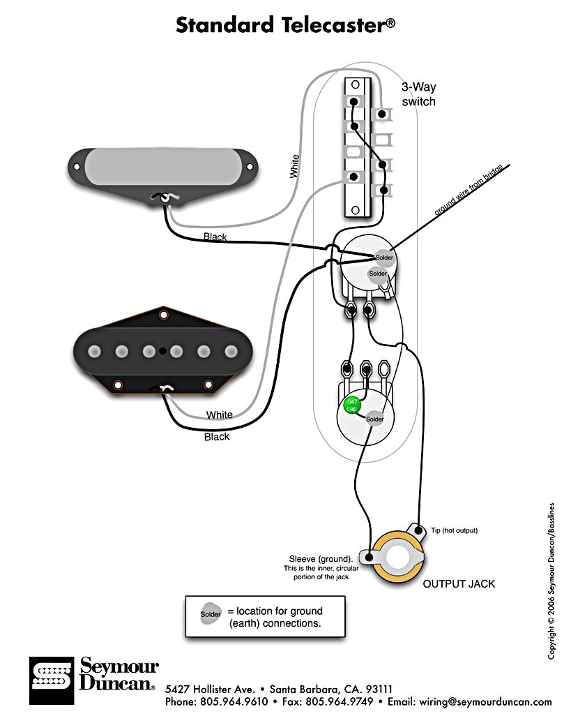 Telecaster Wiring Diagram Diagrams Schematics