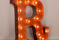 Vintage Marquee Letter Lights Unique 24” Letter R Lighted Vintage Marquee Letters with Screw On sockets