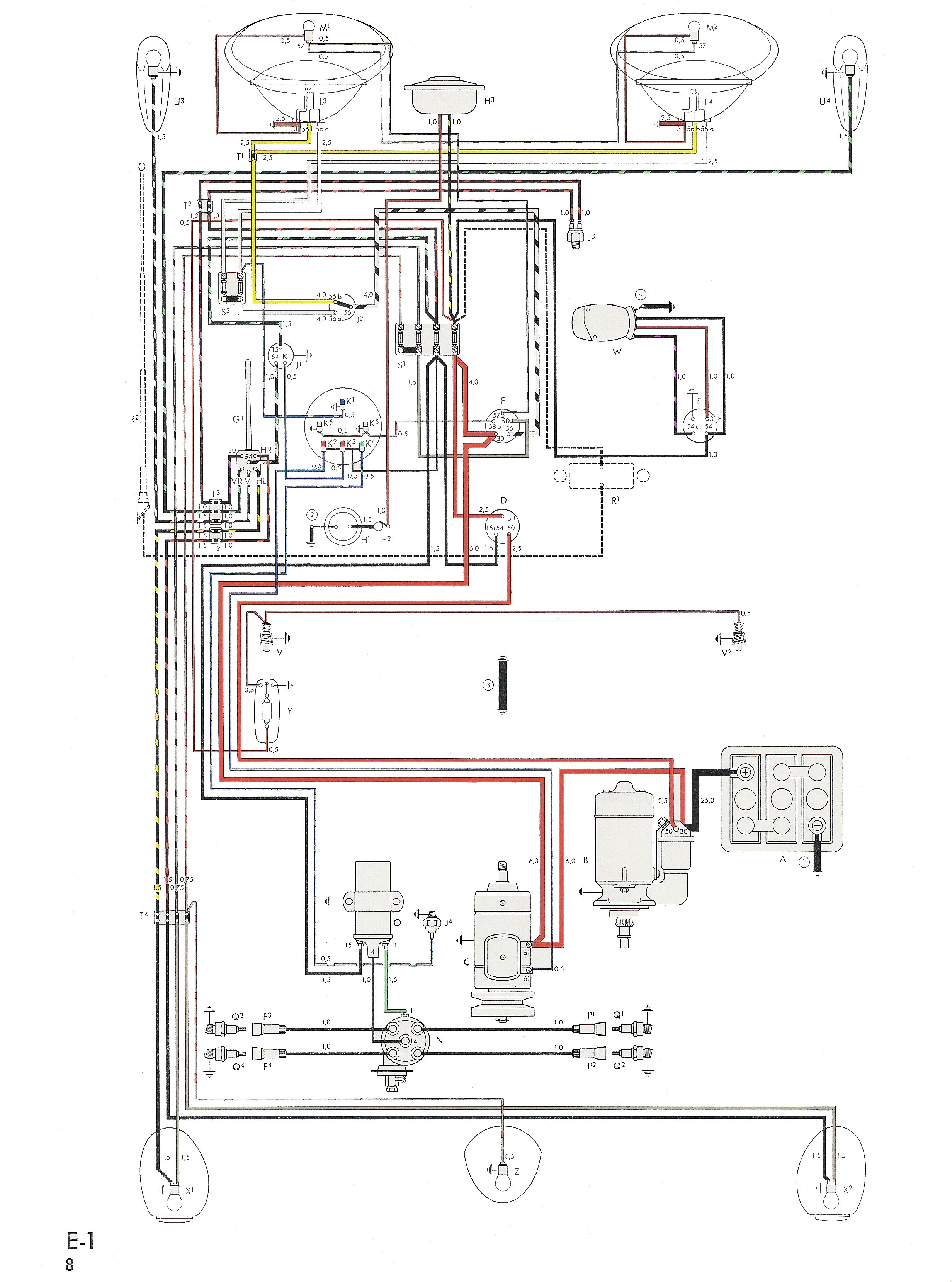 Alternator Wiring Diagram Vw Beetle Fresh Vw Bug Wiring Diy Wiring Diagrams •