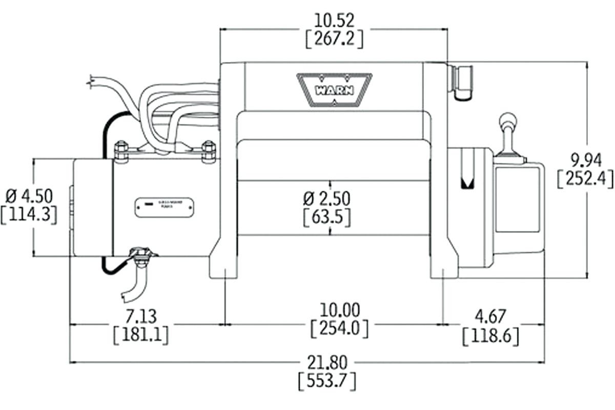 Electric Winch Wiring Diagram And Front Bumper New Warn M8000 In