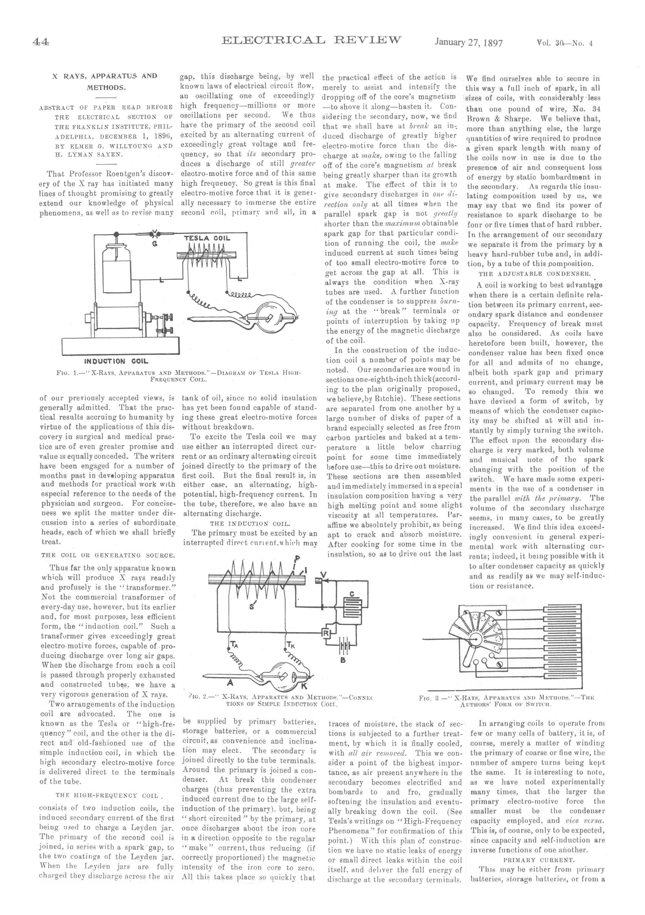 X Ray Apparatus And Methods 1