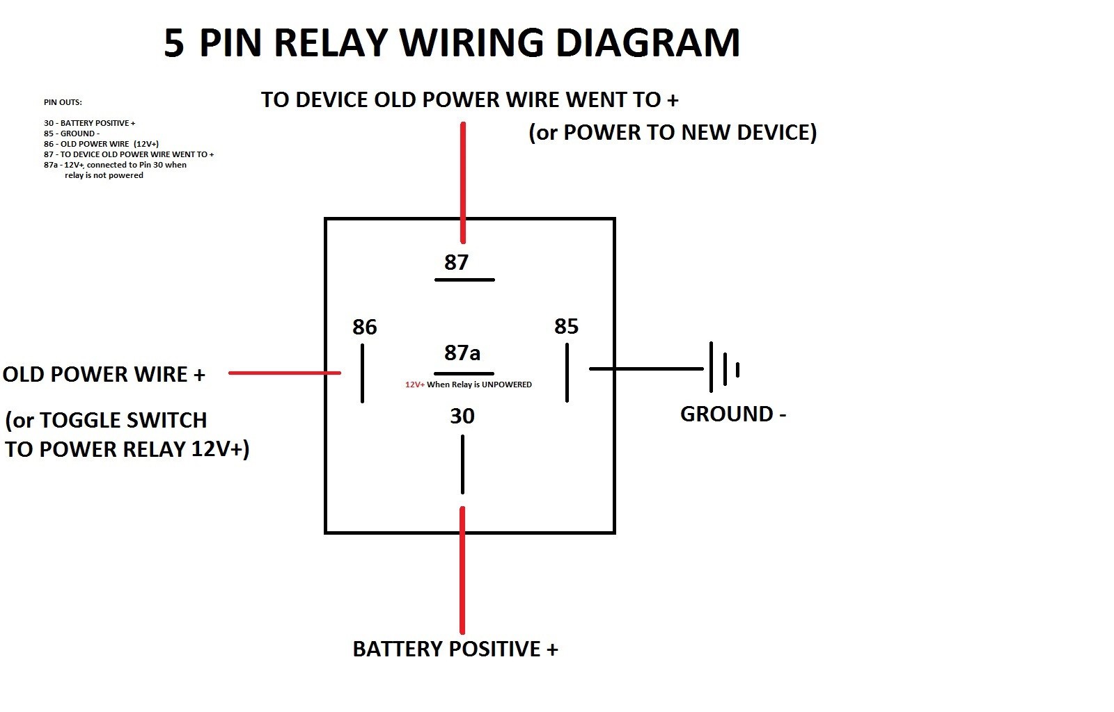 Wiring 5 Pin Relay
