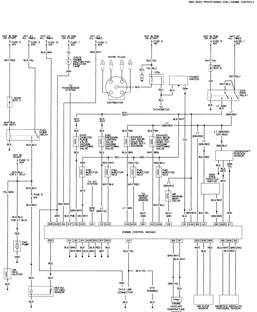 Repair Guides Wiring Diagrams Wiring Diagrams Toyota 22r Wiring Diagram