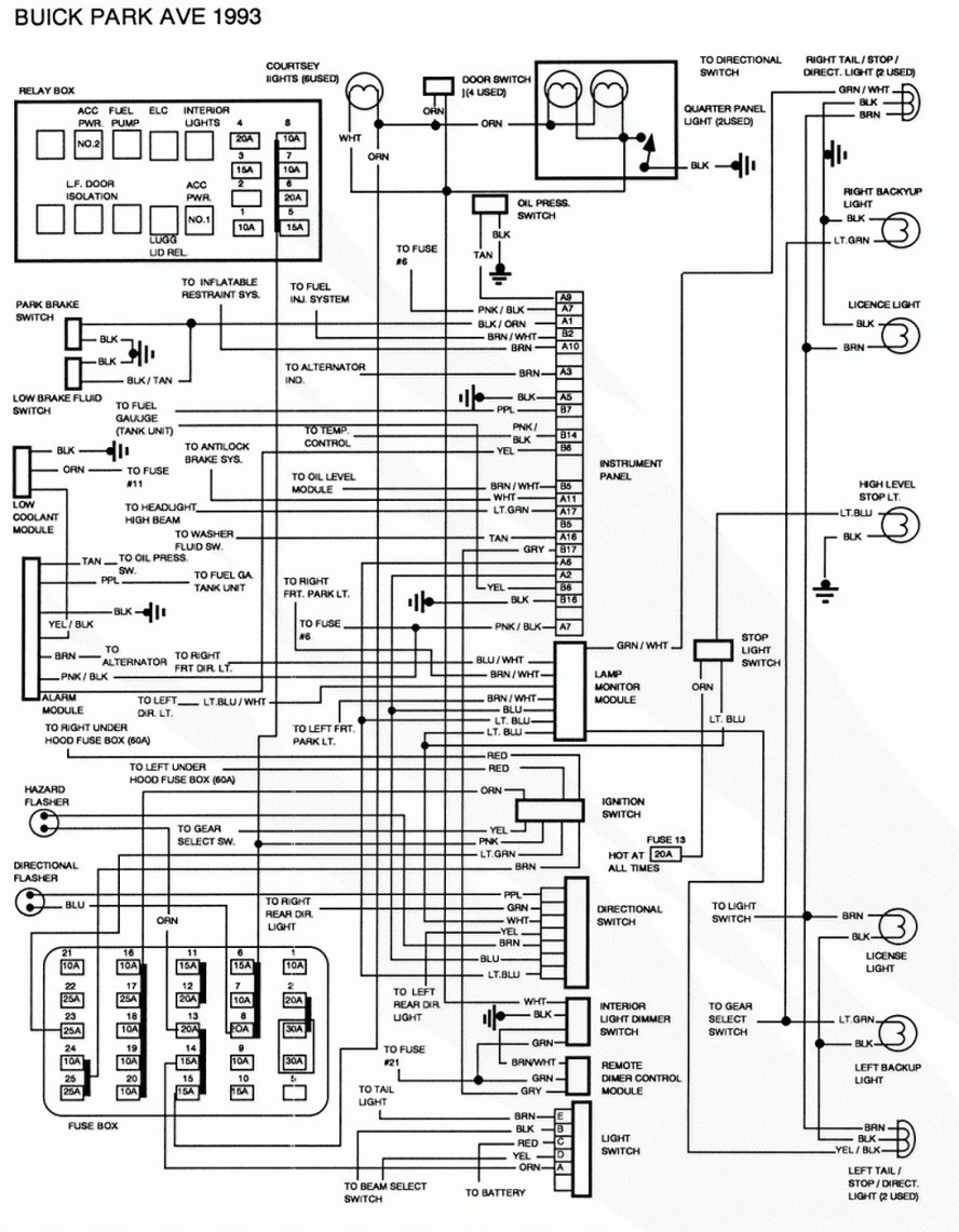 2000 Buick Century Wiring Diagram