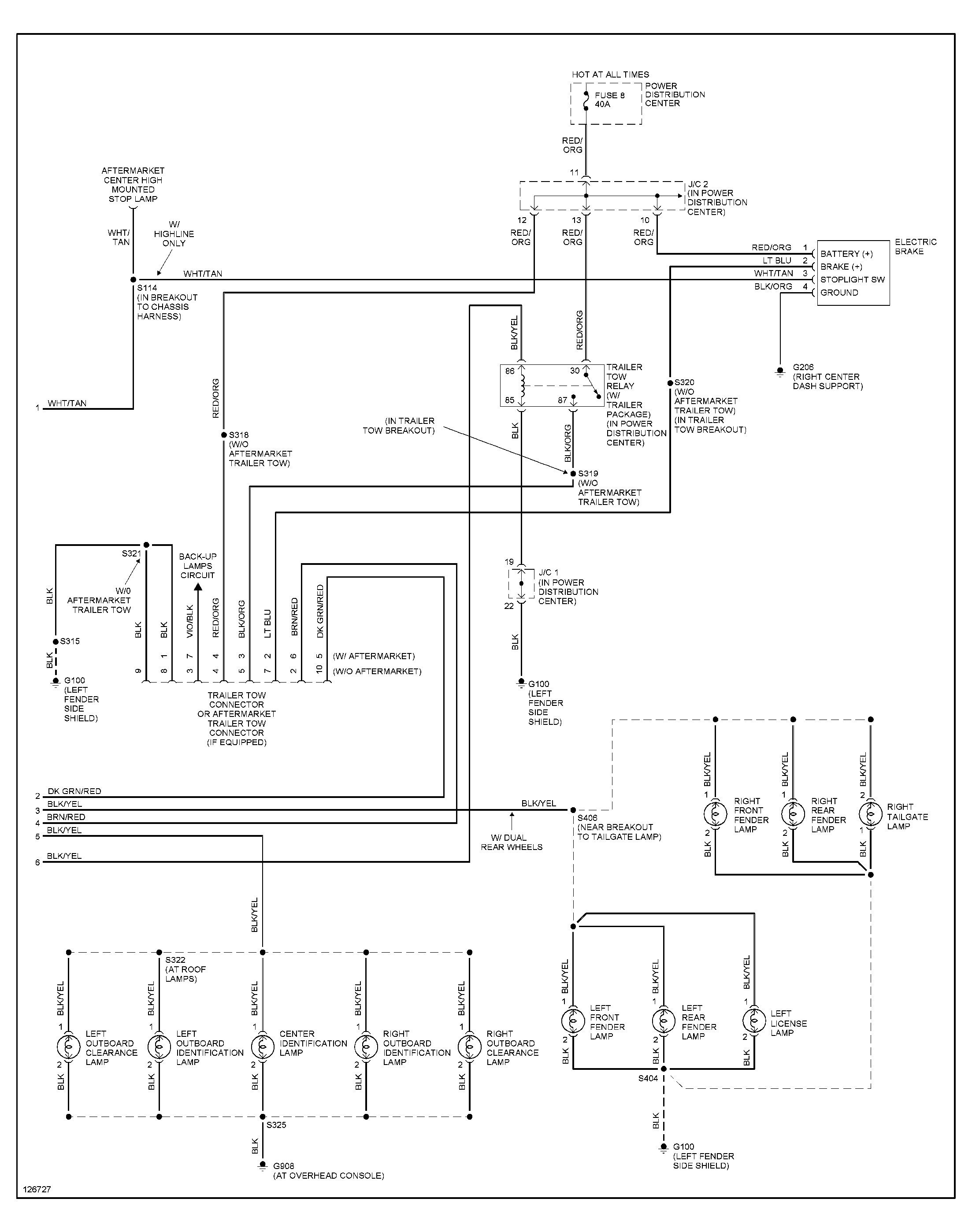 wiring diagram for 1997 dodge ram tail lights wire center u2022 rh efluencia co 2000 dodge