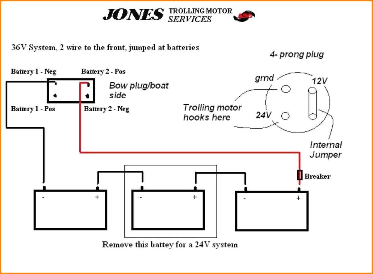 12v Trolling Motor Wiring Diagram 5 12 24 Volt Trolling Motor Wiring Diagram Car Cable