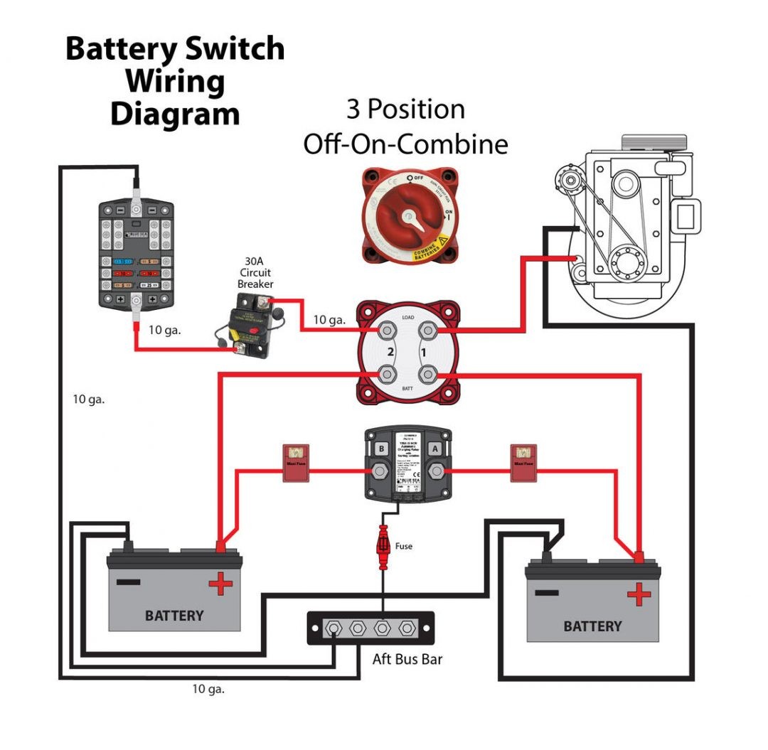 Marine Battery Switch Wiring Diagram Elegant Battery Selector Switch
