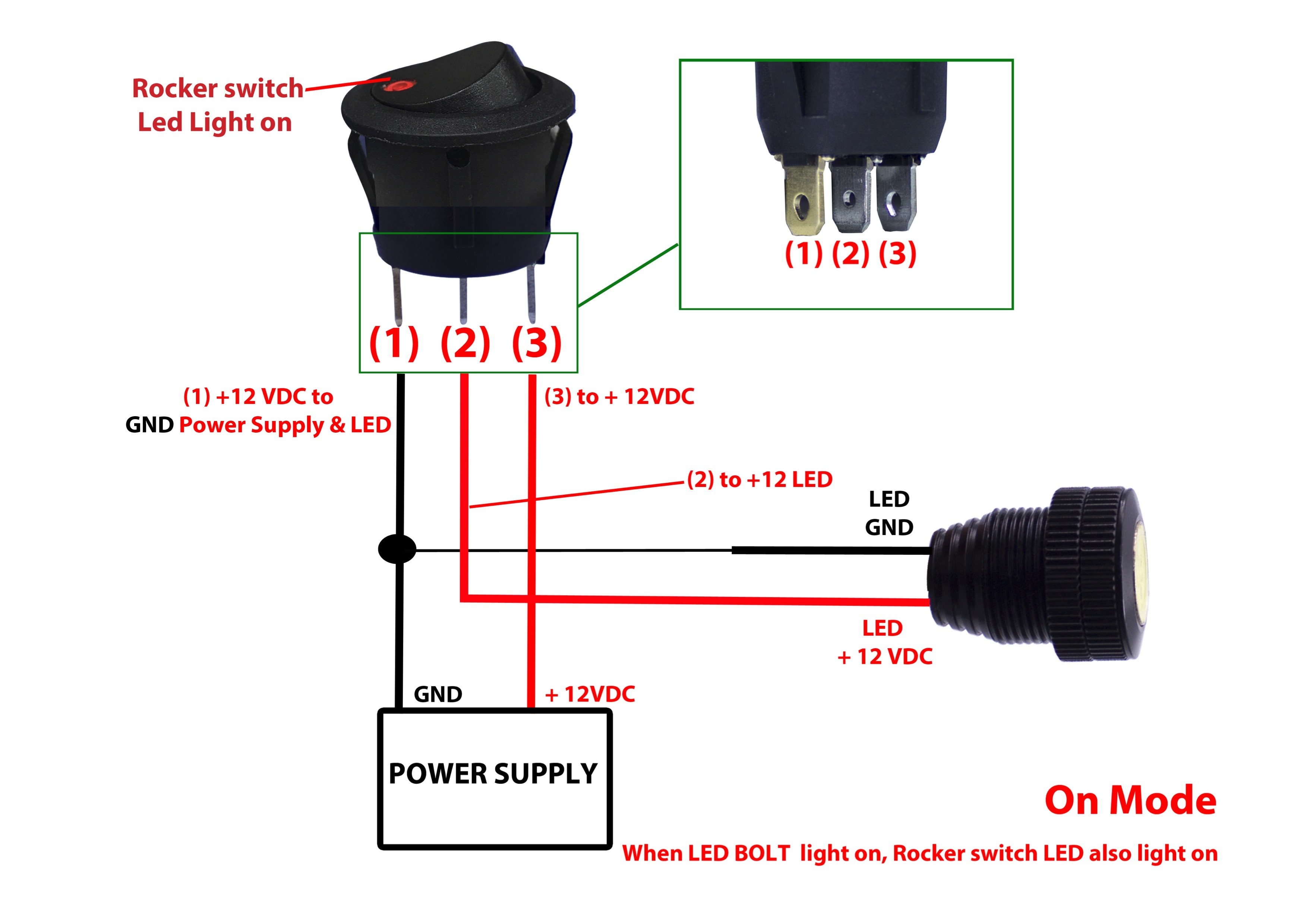 Led Toggle Switch Wiring Diagram