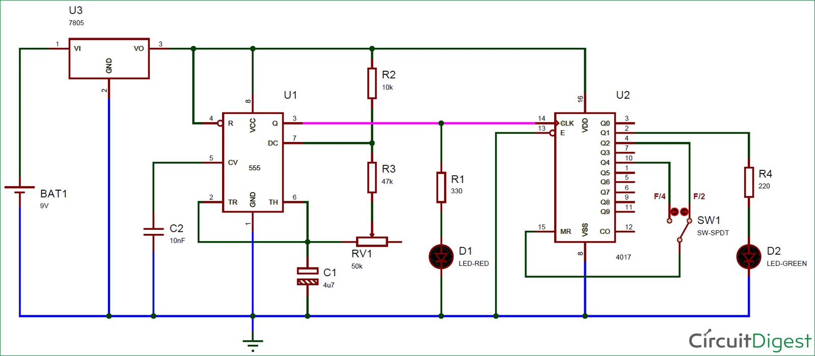 Frequency Divider Circuit diagram