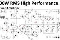 70v Volume Control Wiring Diagram Unique High Performance Power Amplifier 400 Watt