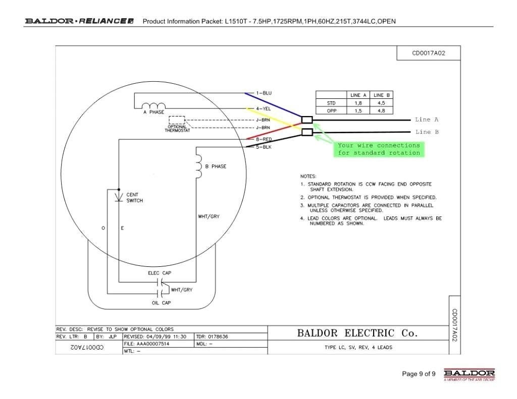 Baldor Motor Wiring Diagram Along with Baldor Motor Wiring Diagram Baldor 5 Hp Motor Capacitor