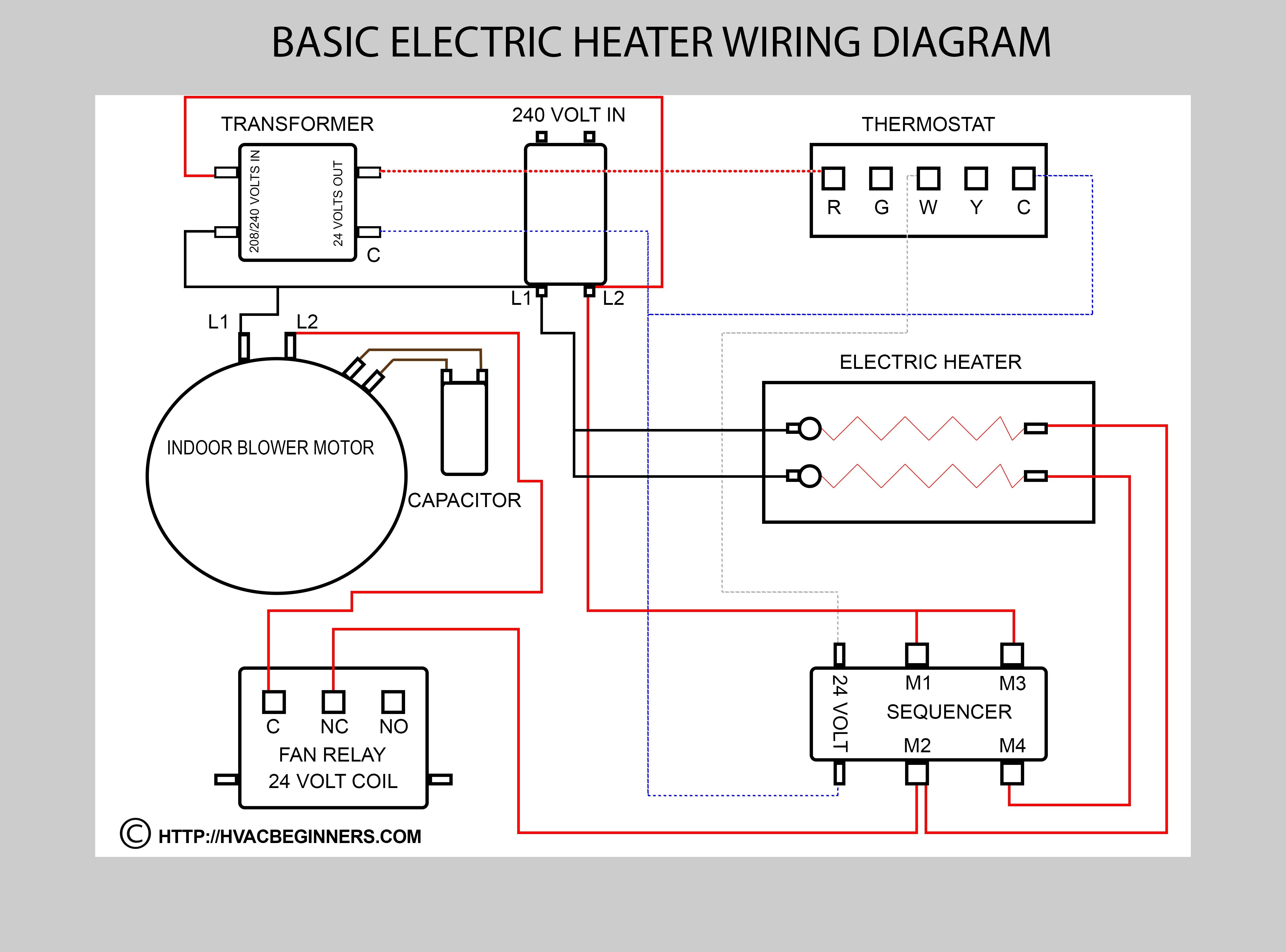 Wiring Diagram Electric Baseboard Heaters New Motor Heater Wiring