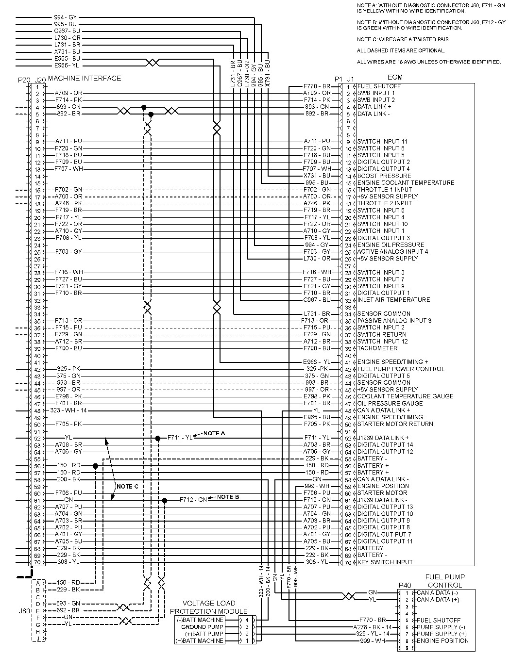cat 40 pin ecm wiring diagram wiring diagram 10 2 hastalavista me rh hastalavista me Cat C13 ECM Wiring Diagram Cat 3126 Engine Diagram