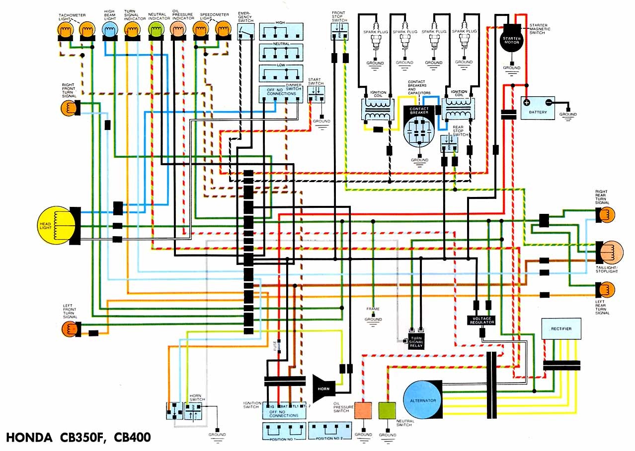 cb350 wiring harness Download Wiring Diagrams Honda Motorcycles Schematics Honda Wiring Diagram 4 q