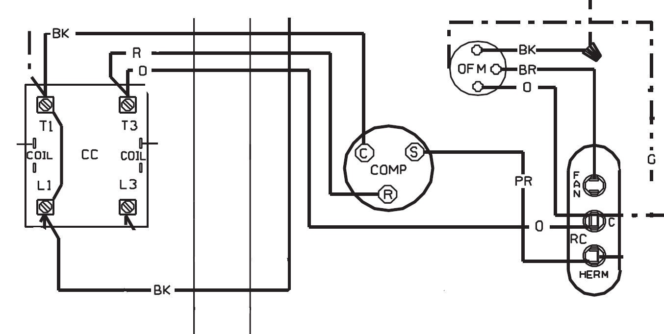 Goodman Condensing Unit Wiring Diagram 1