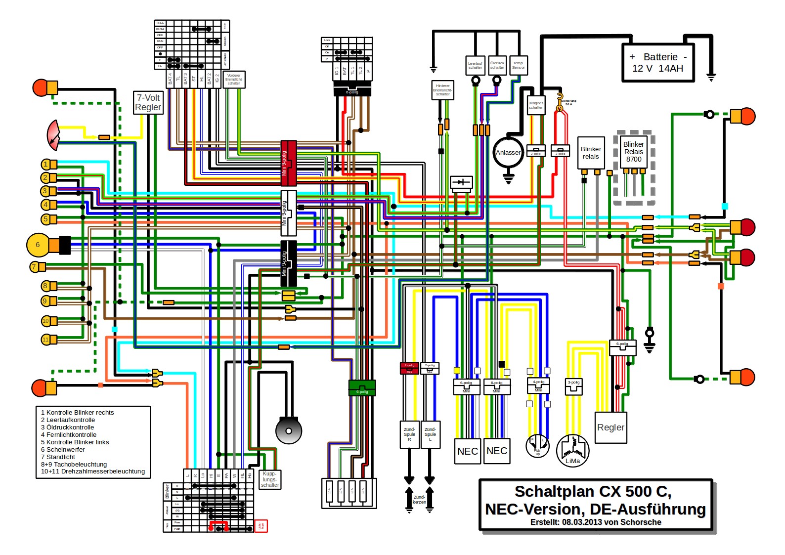 honda cx500 wiring diagram wiring harness wiring diagram wiring rh jamairline co 1978 Honda Cb750 Wiring Diagram 1978 Honda Gl1000 Wiring Diagram
