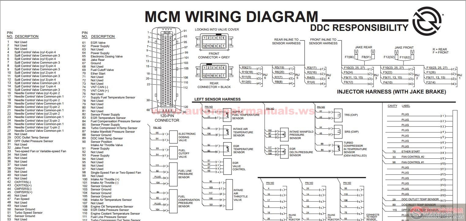 Mcm Wiring Diagram Electrical Drawing Wiring Diagram • Detroit Series 60 Ecm Wiring Diagram Unique