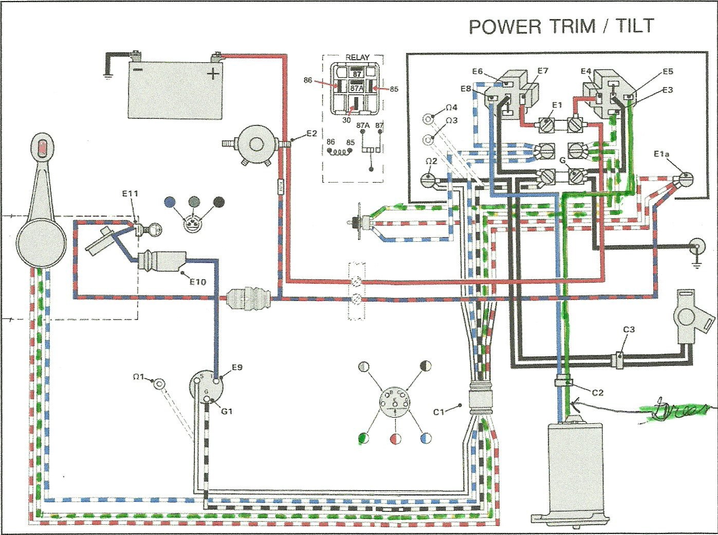 evinrude tilt trim wiring diagram electrical work wiring diagram u2022 rh wiringdiagramshop today