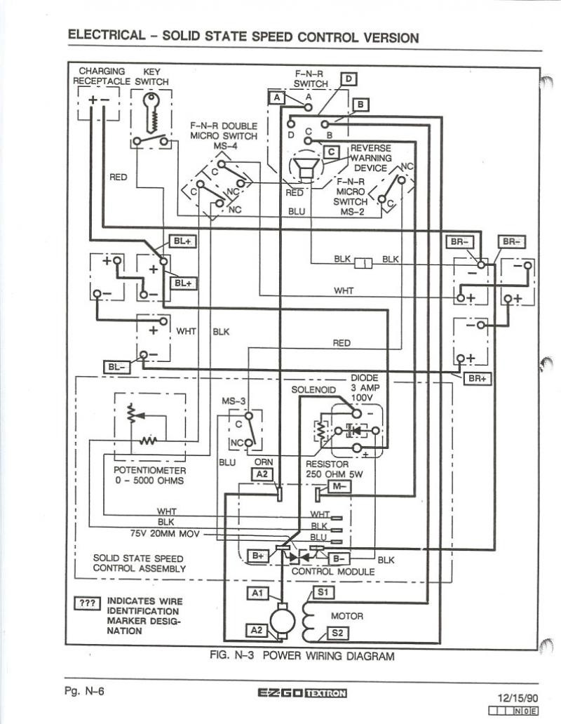 ezgo relay wiring wire center e280a2 of ezgo golf cart wiring diagram