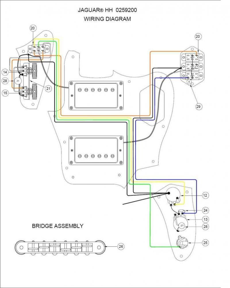 Fender Jaguar Bass Wiring Diagram