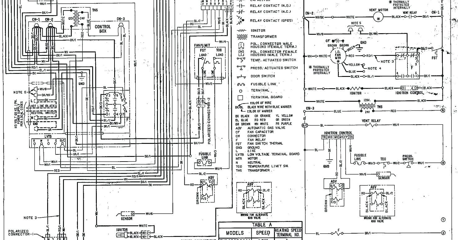 Air Conditioner Thermostat Wiring Diagram Carrier Gas Furnace
