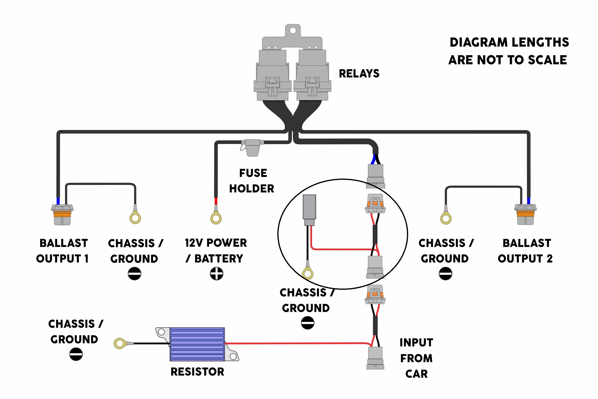 reference wiring diagram for hid lights joescablecar rh joescablecar