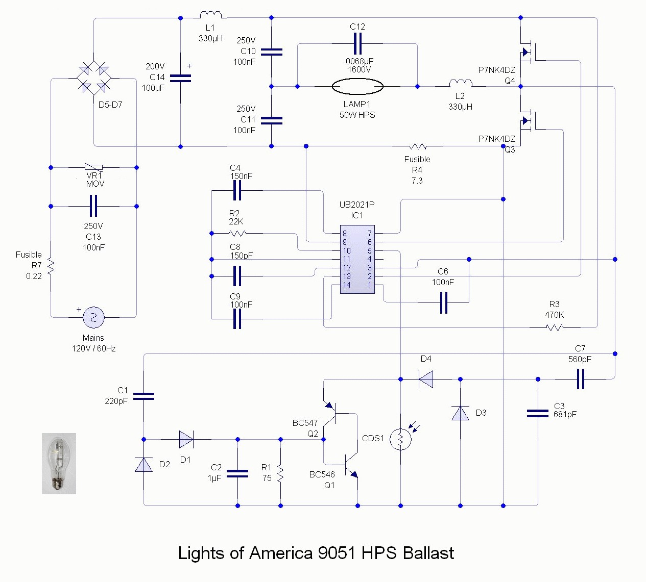 High Pressure sodium Ballast Wiring Diagram Ge High Pressure sodium Ballast Wiring Diagram Efcaviation