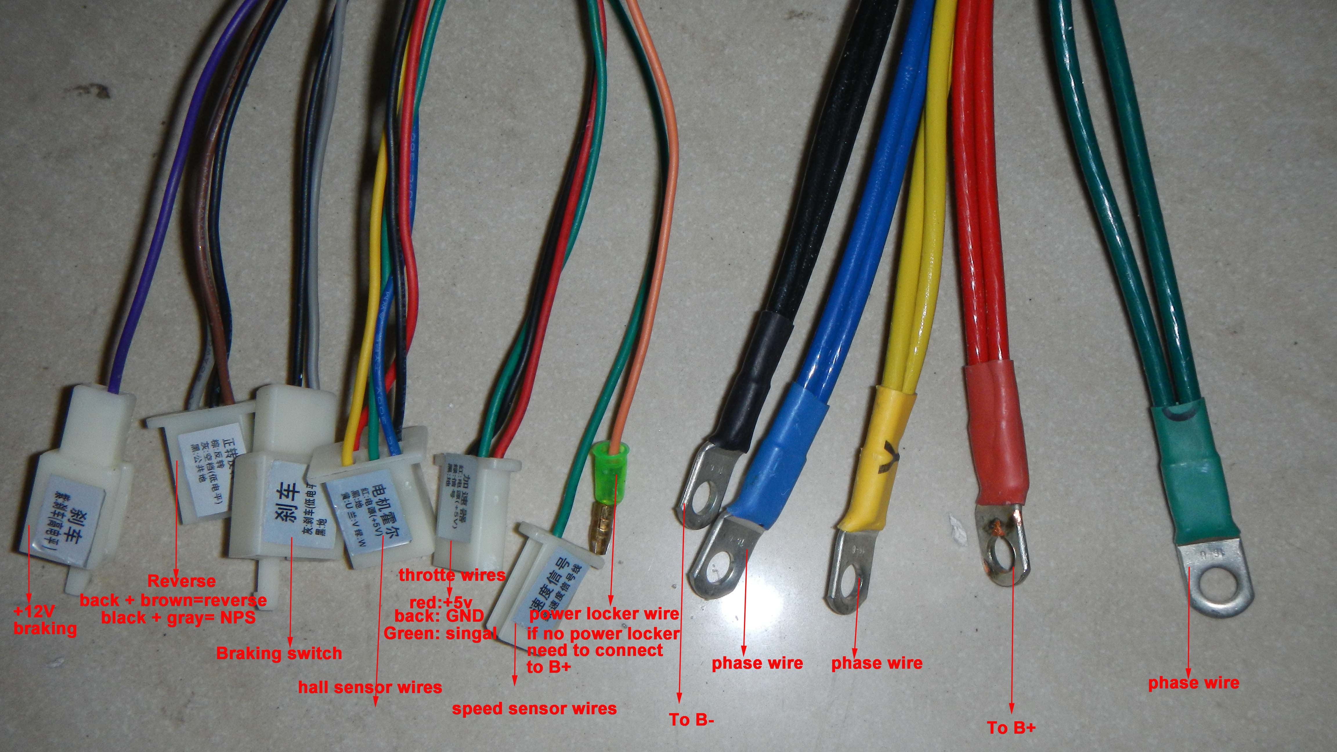 60v2200wntroller wires