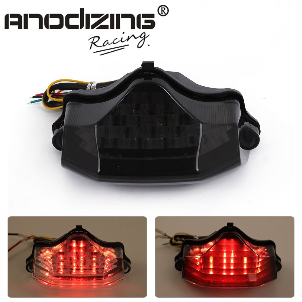 pare Prices Motorcycle Led Tail Brake Turn Signal Integrated Light For Yamaha Fz600 Fz6 Led
