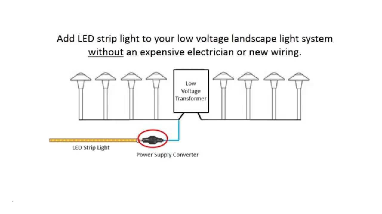 Installing Led Strip Lights With Your Low Voltage Landscape Light For Outdoor Lighting Wiring Diagram