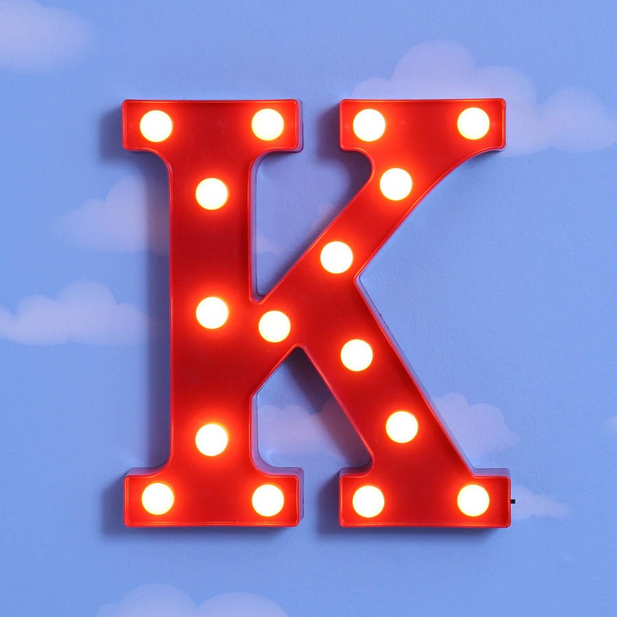 12 Marquee Letter Lights