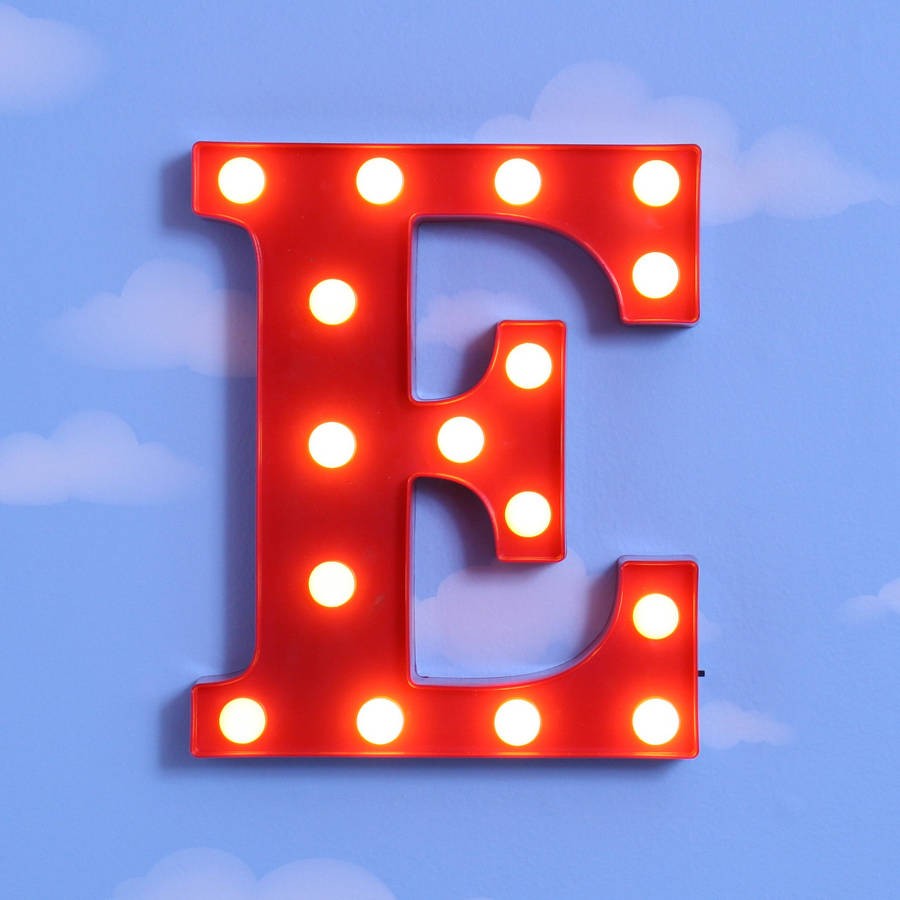 12 Marquee Letter Lights