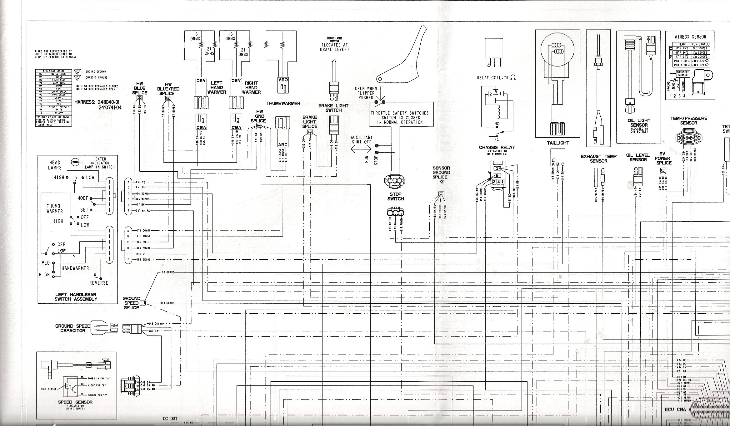 Polaris Ignition Switch Wiring Diagram from mainetreasurechest.com