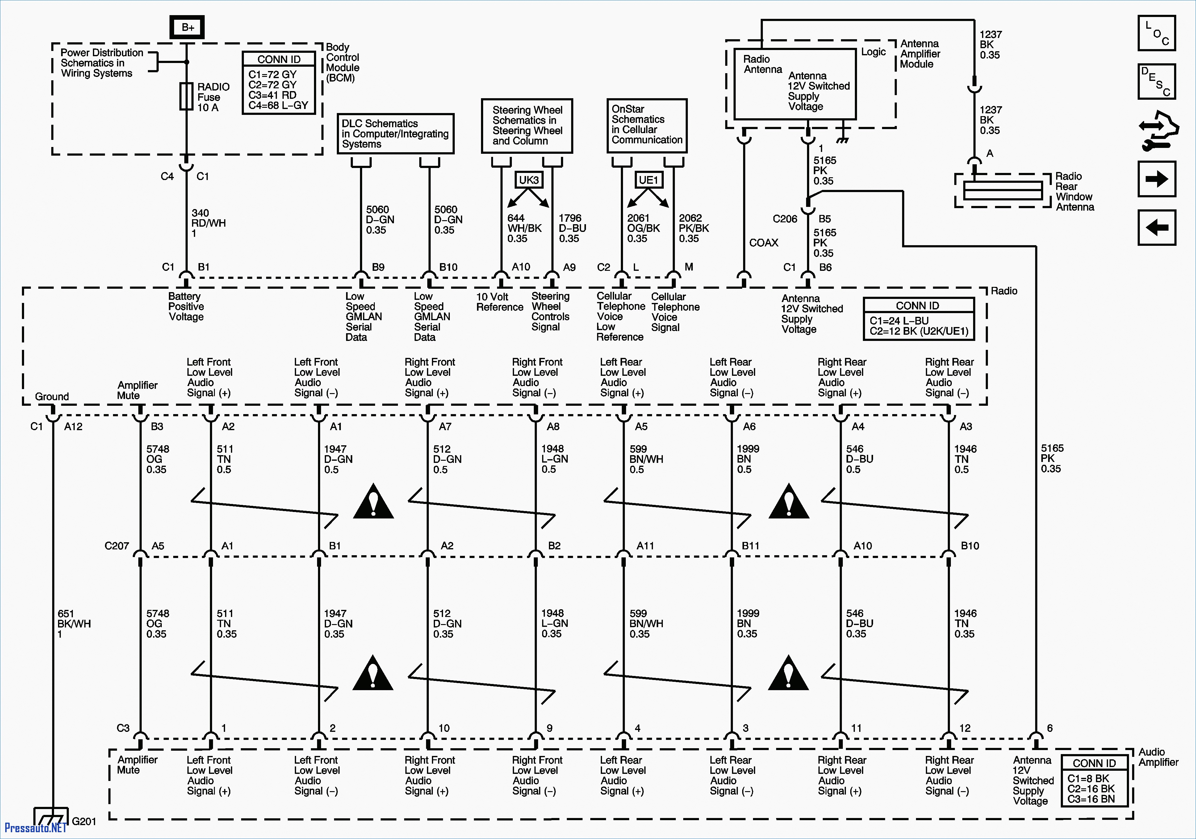 Category Wiring Diagram 94 2006 Pontiac Grand Prix Radio Wiring Harness Diagram for Trailer